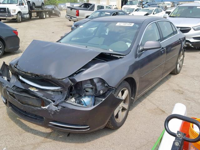 1G1ZC5E1XBF173238 - 2011 CHEVROLET MALIBU 1LT 灰色 照片 2