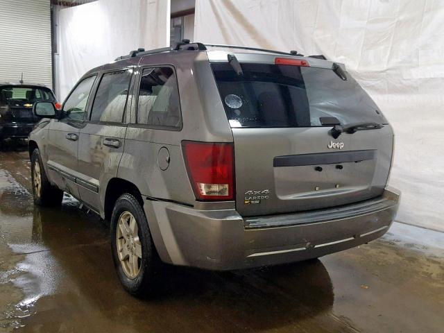 1J8GR48K87C608416 - 2007 JEEP GRAND CHER GRAY photo 3