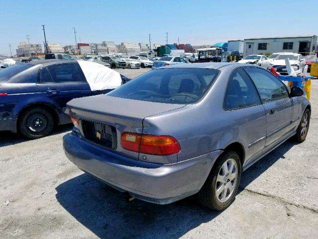 2HGEJ2124SH558867 - 1995 HONDA CIVIC DX GRAY photo 4