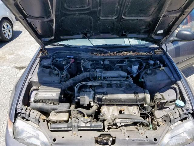 2HGEJ2124SH558867 - 1995 HONDA CIVIC DX GRAY photo 7