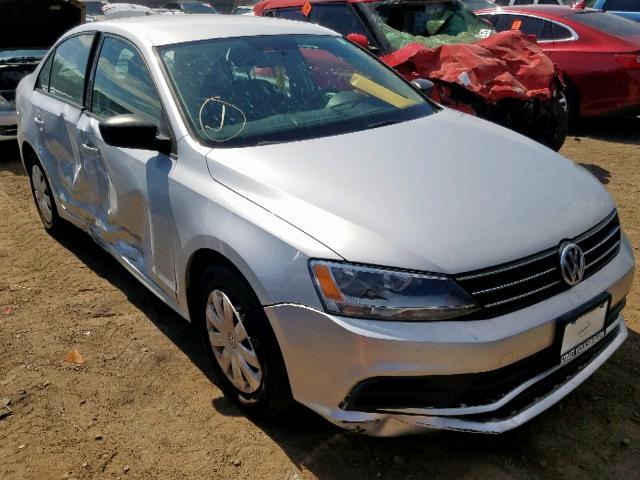 3VW1K7AJ8FM357251 - 2015 VOLKSWAGEN JETTA BASE SILVER photo 1