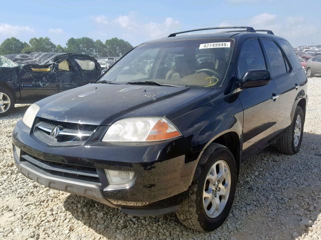 2HNYD18681H517723 - 2001 ACURA MDX TOURIN BLACK photo 2