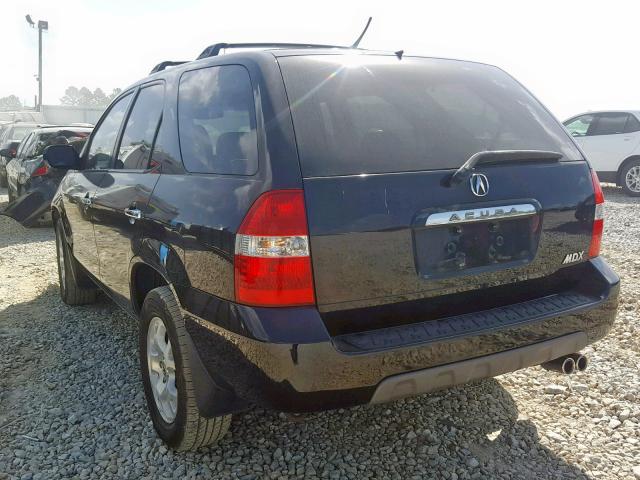 2HNYD18681H517723 - 2001 ACURA MDX TOURIN BLACK photo 3