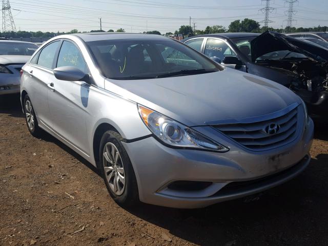 5NPEB4AC1CH318734 - 2012 HYUNDAI SONATA GLS SILVER photo 1