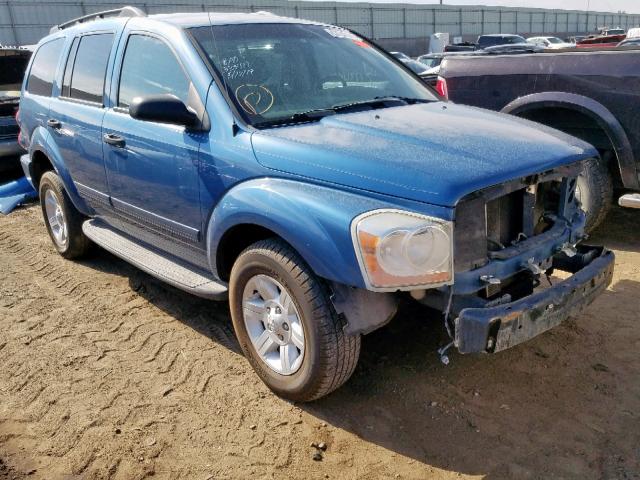 1D4HD48N65F519737 - 2005 DODGE DURANGO SL BLUE photo 1