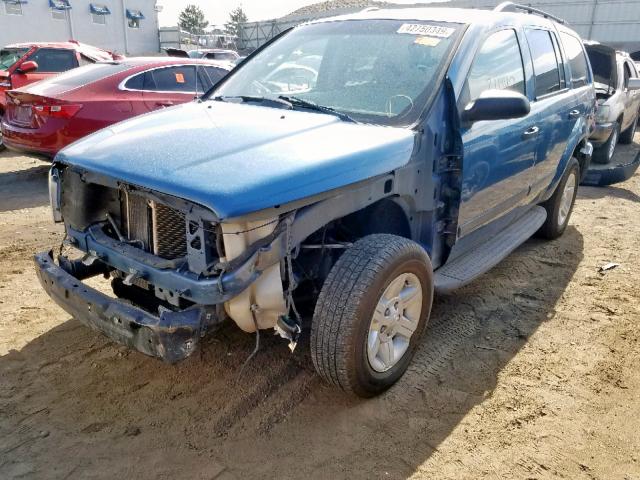 1D4HD48N65F519737 - 2005 DODGE DURANGO SL BLUE photo 2