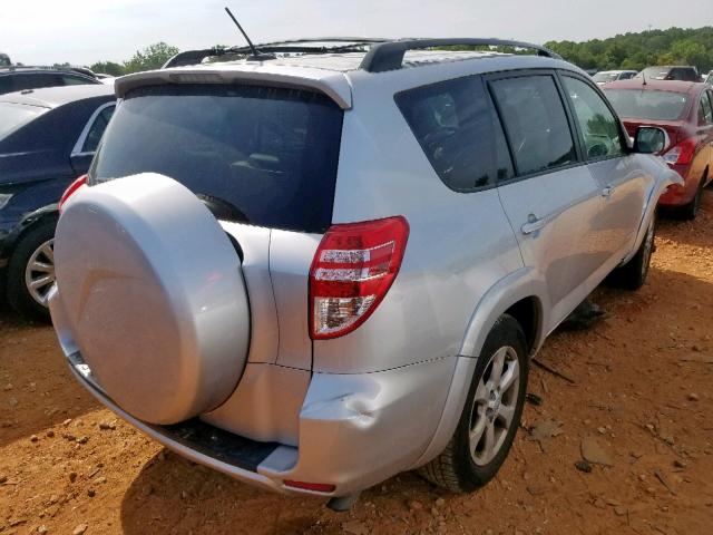 JTMYF4DV8A5015901 - 2010 TOYOTA RAV4 LIMIT SILVER photo 4