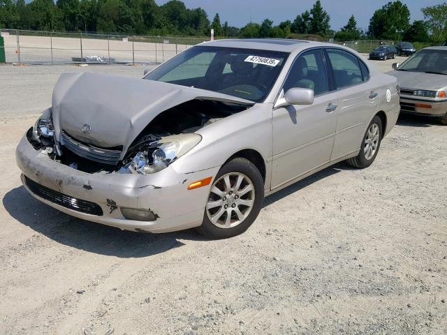 JTHBA30G445024068 - 2004 LEXUS ES 330 GOLD photo 2