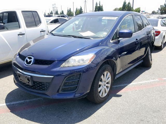 JM3ER2WM3A0325378 - 2010 MAZDA CX-7 BLUE photo 2