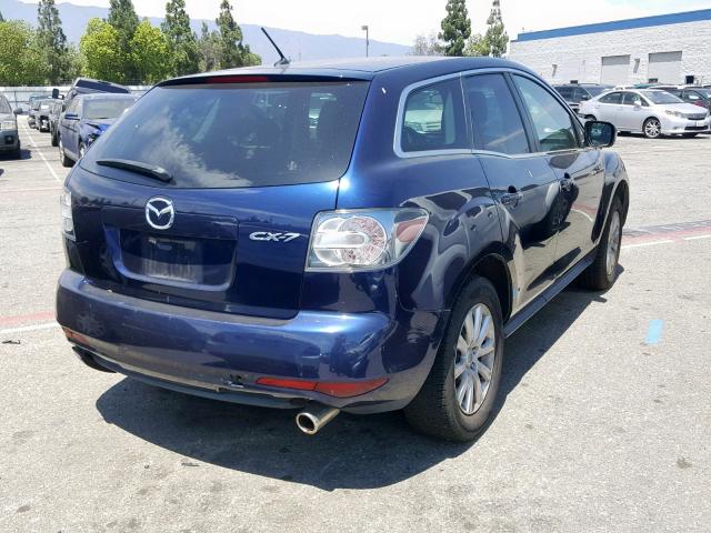 JM3ER2WM3A0325378 - 2010 MAZDA CX-7 BLUE photo 4