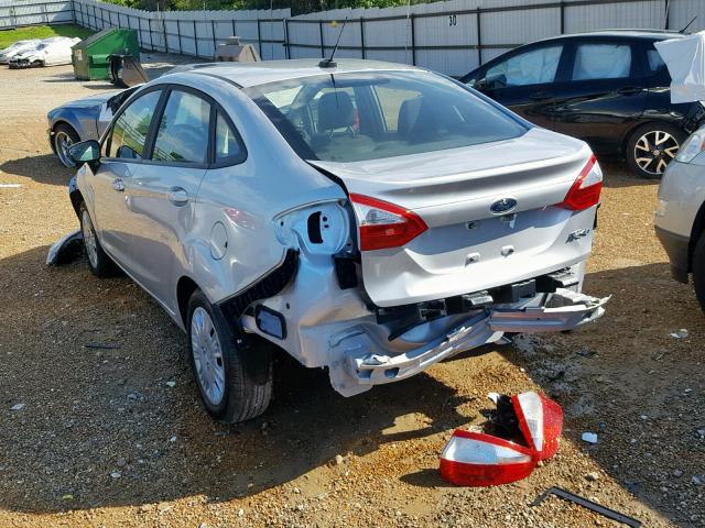 3FADP4AJ9KM146303 - 2019 FORD FIESTA S SILVER photo 3