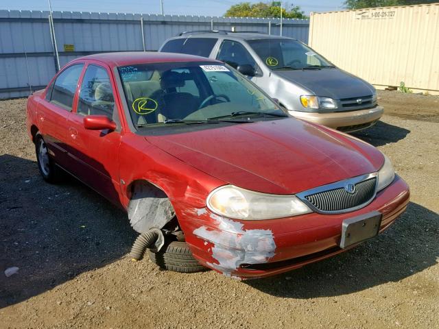 1MEFM6532WK627735 - 1998 MERCURY MYSTIQUE B BURGUNDY photo 1