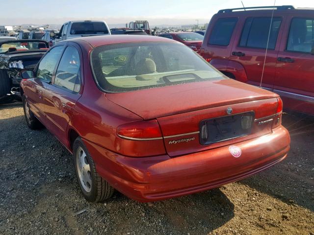 1MEFM6532WK627735 - 1998 MERCURY MYSTIQUE B BURGUNDY photo 3