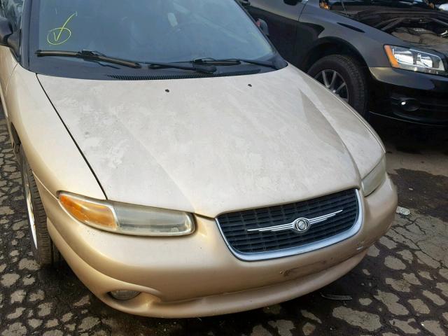 3C3EL55H6YT248569 - 2000 CHRYSLER SEBRING JX GOLD photo 9