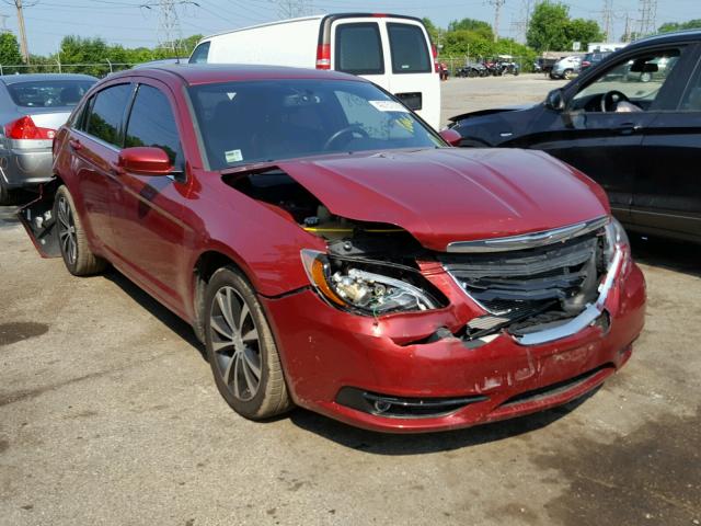 1C3CCBCG3DN507674 - 2013 CHRYSLER 200 LIMITE RED photo 1