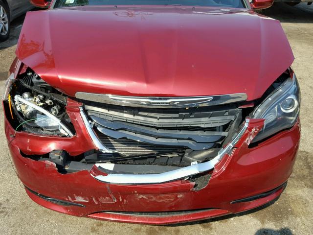 1C3CCBCG3DN507674 - 2013 CHRYSLER 200 LIMITE RED photo 7