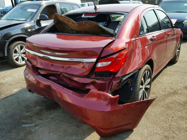 1C3CCBCG3DN507674 - 2013 CHRYSLER 200 LIMITE RED photo 9