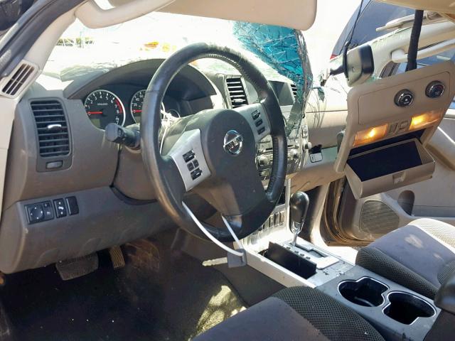 5N1AR18B88C600731 - 2008 NISSAN PATHFINDER BLACK photo 9