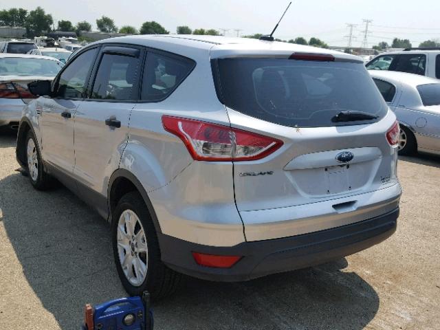 1FMCU0F73EUB13376 - 2014 FORD ESCAPE S SILVER photo 3