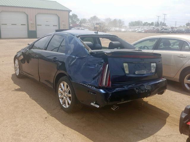 1G6DC67AX50186683 - 2005 CADILLAC STS BLUE photo 3