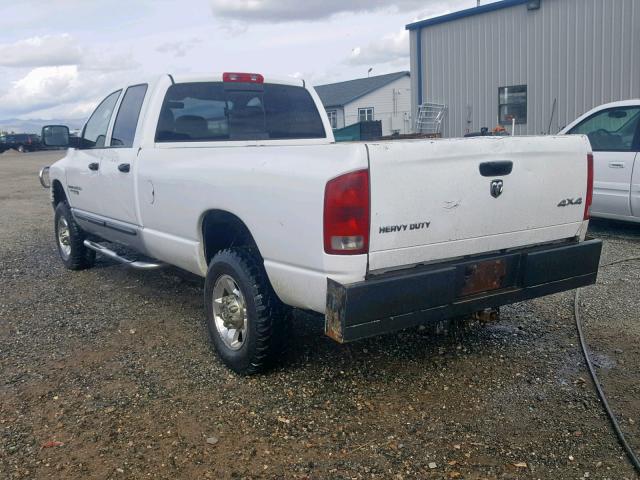 3D7KS28C85G724055 - 2005 DODGE RAM 2500 S Ağ foto 3