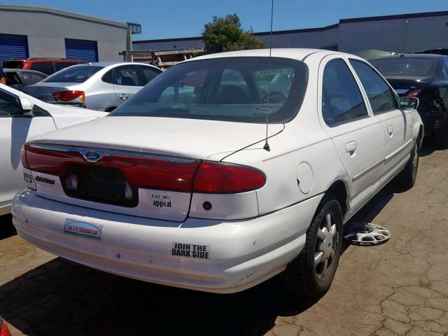 1FAFP6633XK221476 - 1999 FORD CONTOUR SE WHITE photo 4