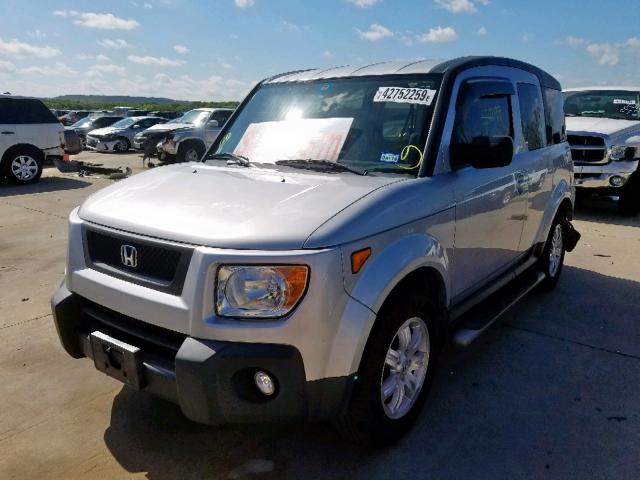 5J6YH28796L027756 - 2006 HONDA ELEMENT EX SILVER photo 2