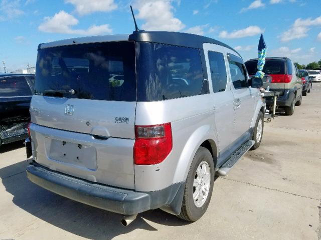 5J6YH28796L027756 - 2006 HONDA ELEMENT EX SILVER photo 4