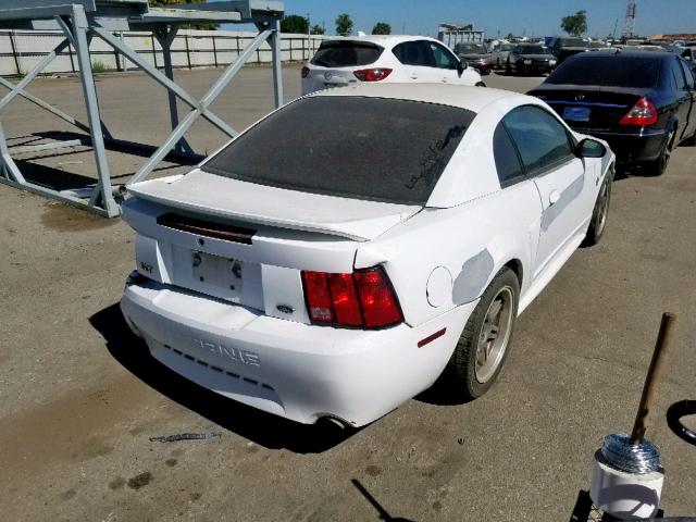 1FAFP42X0XF114634 - 1999 FORD MUSTANG GT WHITE photo 4