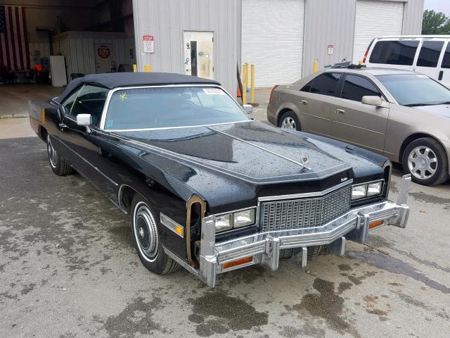 6L67S6Q140587 - 1976 CADILLAC EL DORADO BLACK photo 1