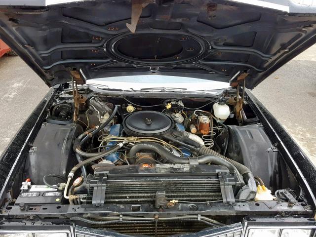 6L67S6Q140587 - 1976 CADILLAC EL DORADO BLACK photo 7