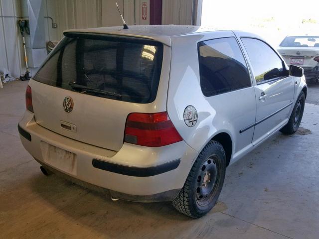 9BWBL61J244032544 - 2004 VOLKSWAGEN GOLF GL SILVER photo 4