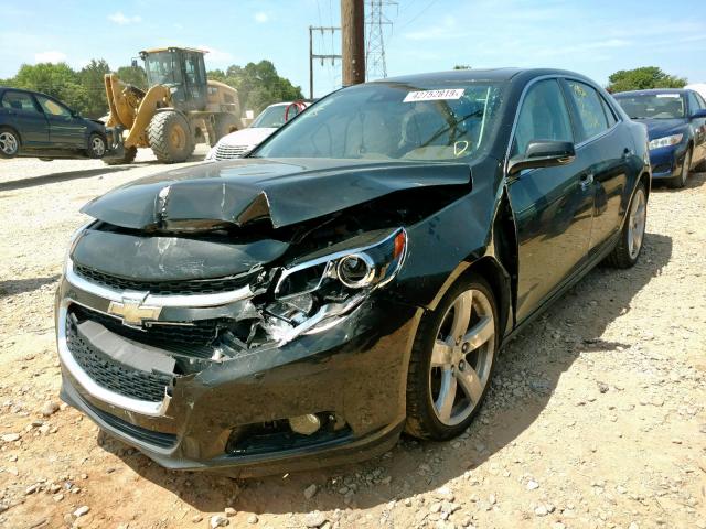 1G11G5SX0FF286633 - 2015 CHEVROLET MALIBU LTZ შავი ფოტო 2
