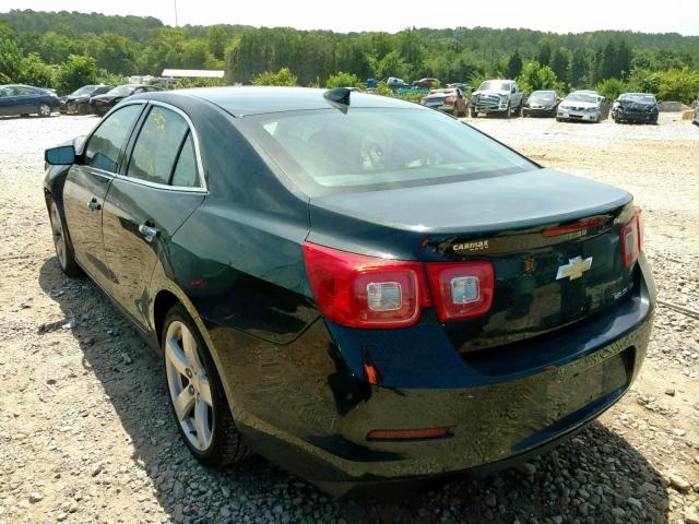 1G11G5SX0FF286633 - 2015 CHEVROLET MALIBU LTZ შავი ფოტო 3