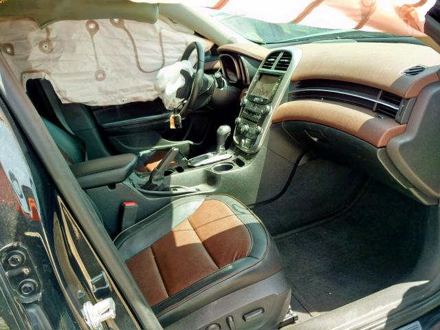 1G11G5SX0FF286633 - 2015 CHEVROLET MALIBU LTZ შავი ფოტო 5