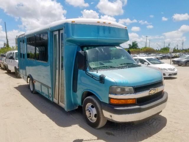 1GB9G5AGXA1125079 - 2010 CHEVROLET EXPRESS CU TURQUOISE photo 1