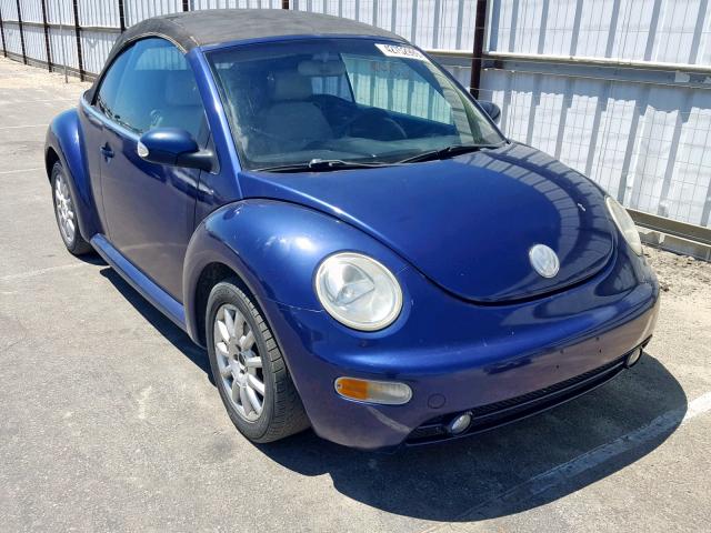3VWCM31Y85M305416 - 2005 VOLKSWAGEN NEW BEETLE Mavi foto 1