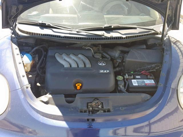3VWCM31Y85M305416 - 2005 VOLKSWAGEN NEW BEETLE Mavi foto 7