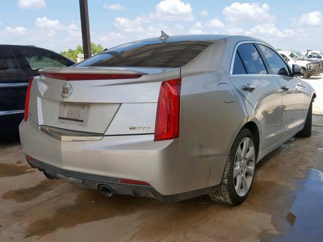 1G6AA5RX4D0166951 - 2013 CADILLAC ATS SILVER photo 4