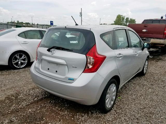 3N1CE2CP2FL405181 - 2015 NISSAN VERSA NOTE SILVER photo 4