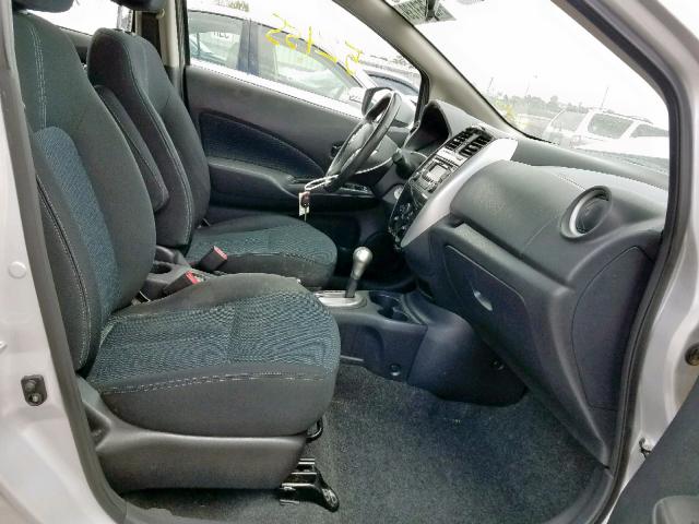 3N1CE2CP2FL405181 - 2015 NISSAN VERSA NOTE SILVER photo 5