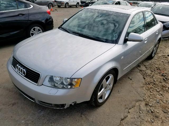 WAUJT68E74A054844 - 2004 AUDI A4 3.0 SILVER photo 2