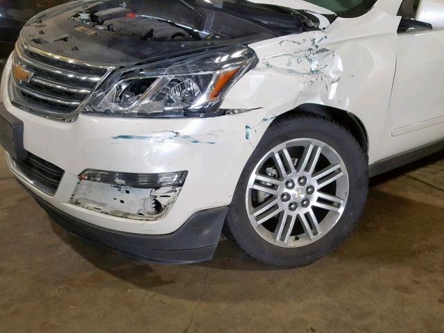 1GNKRGKD2FJ336461 - 2015 CHEVROLET TRAVERSE L CREAM photo 9