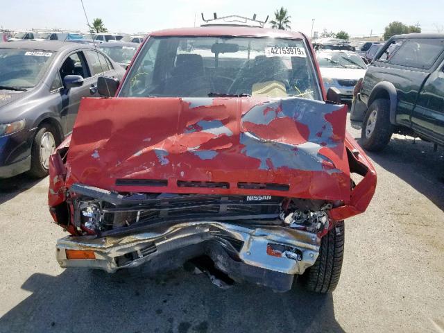 1N6HD16S8KC375588 - 1989 NISSAN D21 KING C RED photo 9