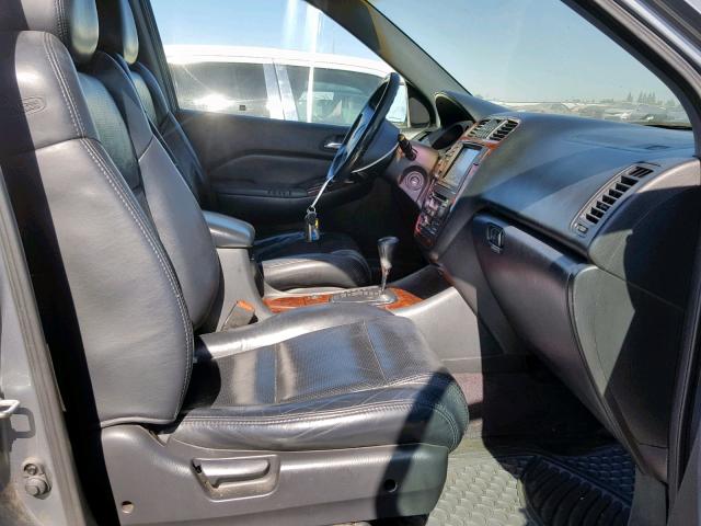 2HNYD18462H511869 - 2002 ACURA MDX GRAY photo 5