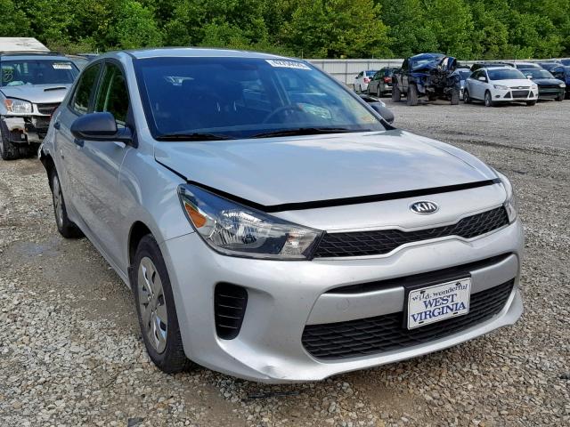 3KPA25ABXJE092044 - 2018 KIA RIO LX SILVER photo 1