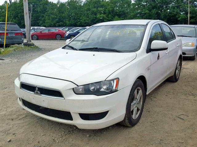 JA3AU26U88U018182 - 2008 MITSUBISHI LANCER ES WHITE photo 2