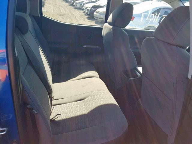 3TMAZ5CNXJM059781 - 2018 TOYOTA TACOMA DOU BLUE photo 6