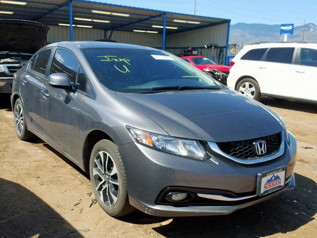 19XFB2F96DE008767 - 2013 HONDA CIVIC EXL შავი ფოტო 1