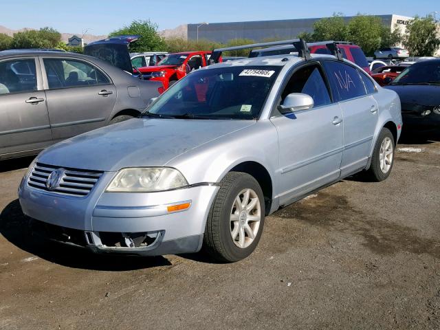 WVWPD63B54P251323 - 2004 VOLKSWAGEN PASSAT GLS SILVER photo 2